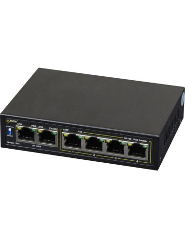 Switch poe pulsar s64 (6x 10/100mbps)
