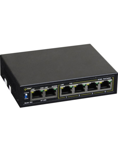 Switch poe pulsar s64 (6x 10/100mbps)