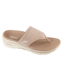 Skechers go walk arch fit 2.0 sandal - carrie 140861-tpe beżowe 36
