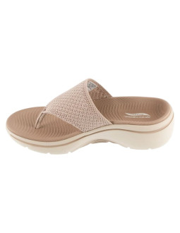 Skechers go walk arch fit 2.0 sandal - carrie 140861-tpe beżowe 36 2