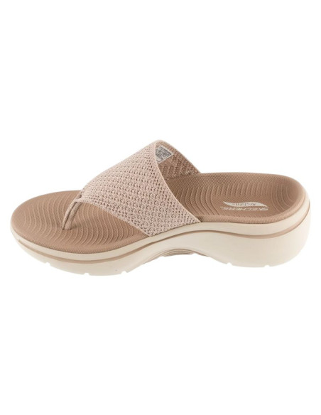 Skechers go walk arch fit 2.0 sandal - carrie 140861-tpe beżowe 36
