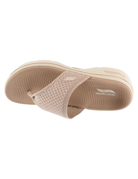 Skechers go walk arch fit 2.0 sandal - carrie 140861-tpe beżowe 36