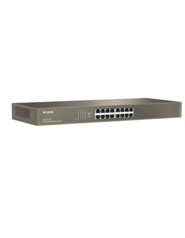 Tenda teg1016g łącza sieciowe nie zarządzany gigabit ethernet (10/100/1000) 1u niebieski