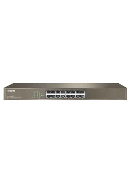 Tenda teg1016g łącza sieciowe nie zarządzany gigabit ethernet (10/100/1000) 1u niebieski