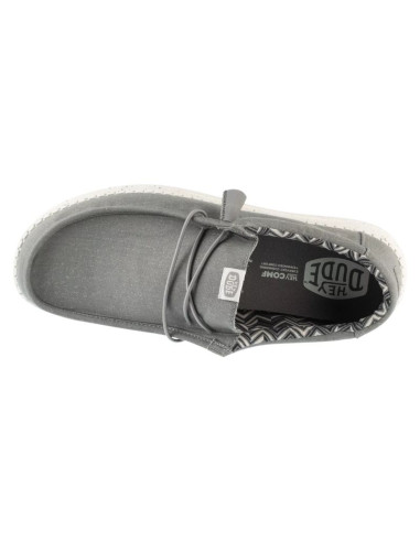 Hey dude wally stretch canvas 40700-007 szare 45