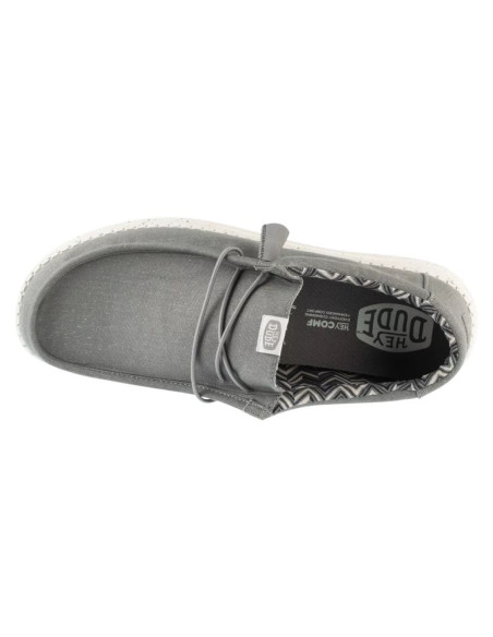 Hey dude wally stretch canvas 40700-007 szare 45