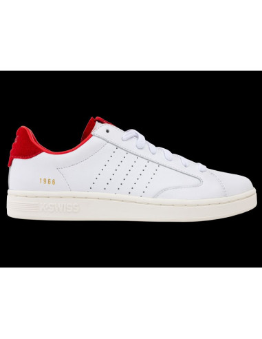 Sneakersy k-swiss lozan klub lth white/mars red/snow white-m (07263-113-m)