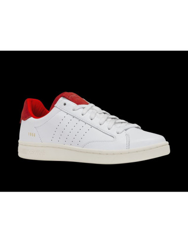 Sneakersy k-swiss lozan klub lth white/mars red/snow white-m (07263-113-m)