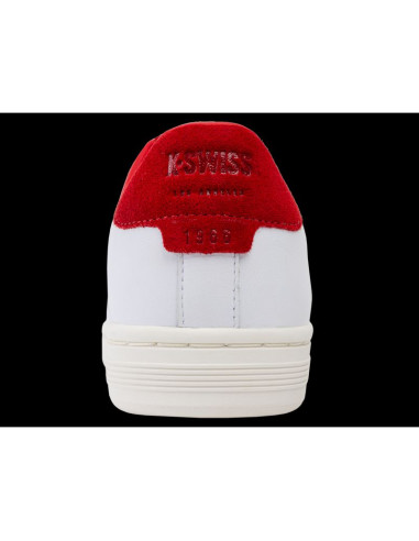 Sneakersy k-swiss lozan klub lth white/mars red/snow white-m (07263-113-m)