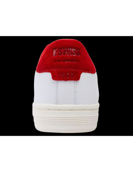 Sneakersy k-swiss lozan klub lth white/mars red/snow white-m (07263-113-m)