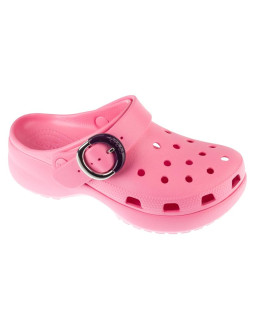 Crocs classic platform dipped buckle clog 213230-669 różowe 36/37