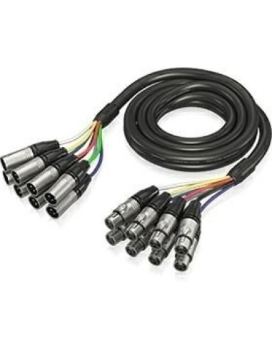 Behringer gmx-300cm kabel 8 x xlr f - 8 x xlr m 3m