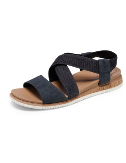 Skechers damskie sandały desert kiss low 114705 blk 2