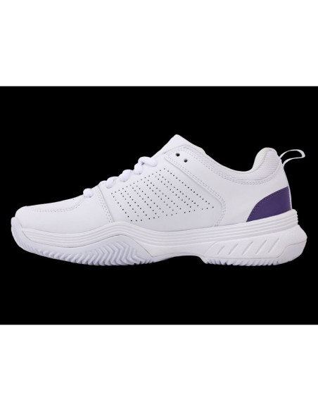 Sneakersy k-swiss court express 2 white/purple haze/neon lavender-m (94428-151-m)