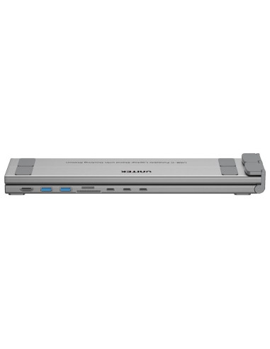 Unitek podstawka pod laptop regulowana + hub usb-c/a, hdmi 2.0, pd 100w