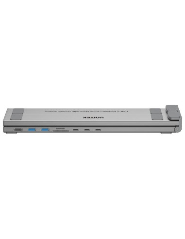 Unitek podstawka pod laptop regulowana + hub usb-c/a, hdmi 2.0, pd 100w