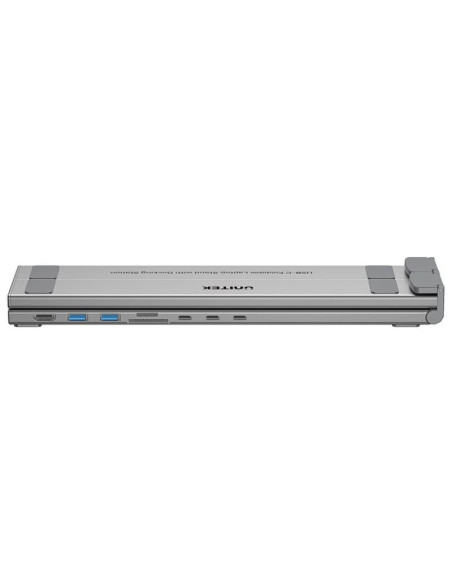 Unitek podstawka pod laptop regulowana + hub usb-c/a, hdmi 2.0, pd 100w