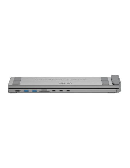 Unitek podstawka pod laptop regulowana + hub usb-c/a, hdmi 2.0, pd 100w