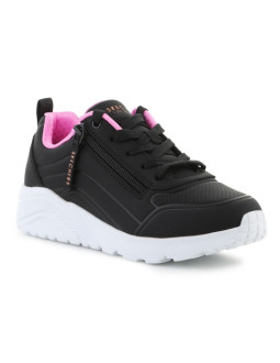 Skechers uno lite easy zip 310387l-bkrg black/rose gold