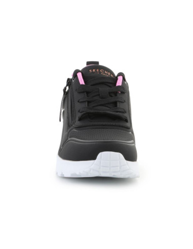 Skechers uno lite easy zip 310387l-bkrg black/rose gold
