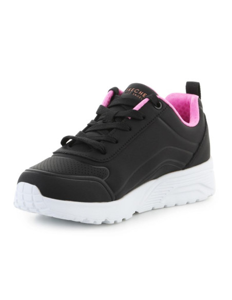 Skechers uno lite easy zip 310387l-bkrg black/rose gold
