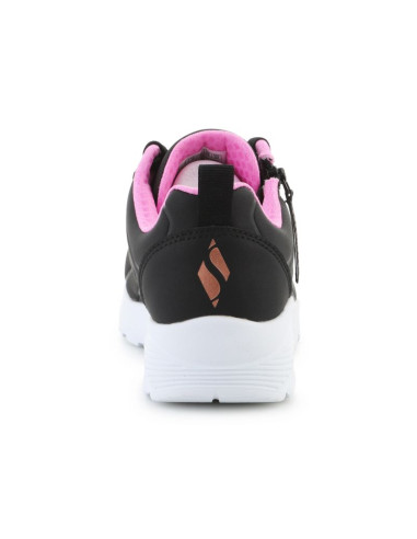 Skechers uno lite easy zip 310387l-bkrg black/rose gold
