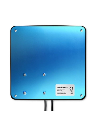 Qoltec antena 4g lte dual mimo booster 35dbi 50w 2xsma męski (57041)