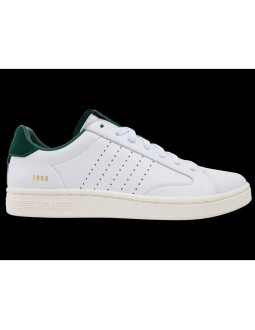 Sneakersy k-swiss lozan klub lth white/posy green/snow white-m (07263-130-m)