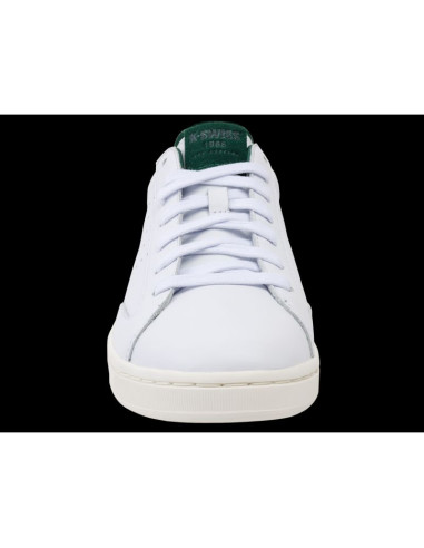 Sneakersy k-swiss lozan klub lth white/posy green/snow white-m (07263-130-m)