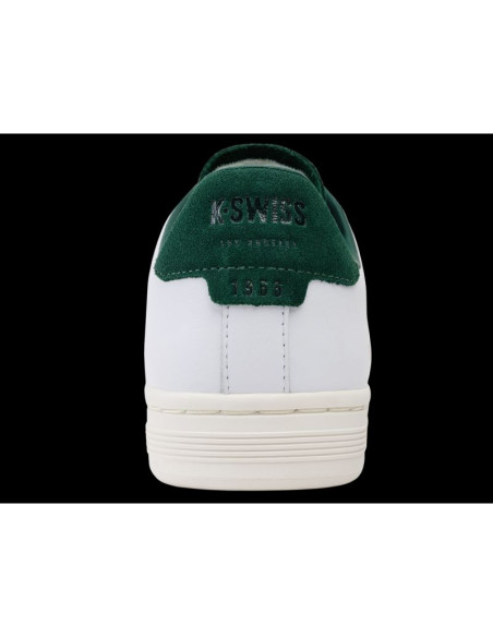Sneakersy k-swiss lozan klub lth white/posy green/snow white-m (07263-130-m)