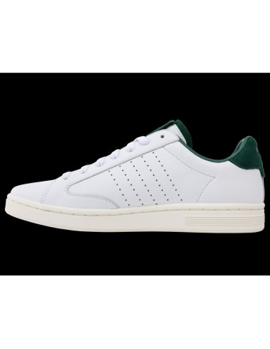 Sneakersy k-swiss lozan klub lth white/posy green/snow white-m (07263-130-m)