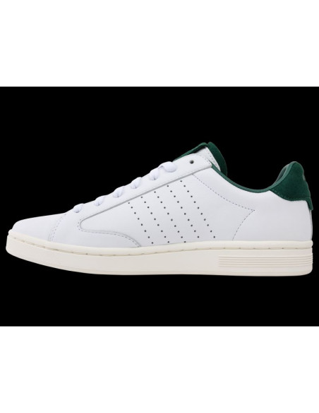Sneakersy k-swiss lozan klub lth white/posy green/snow white-m (07263-130-m)