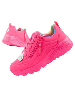 Skechers buty sneakersy sportowe dziecięce uno lite różowe wygodne