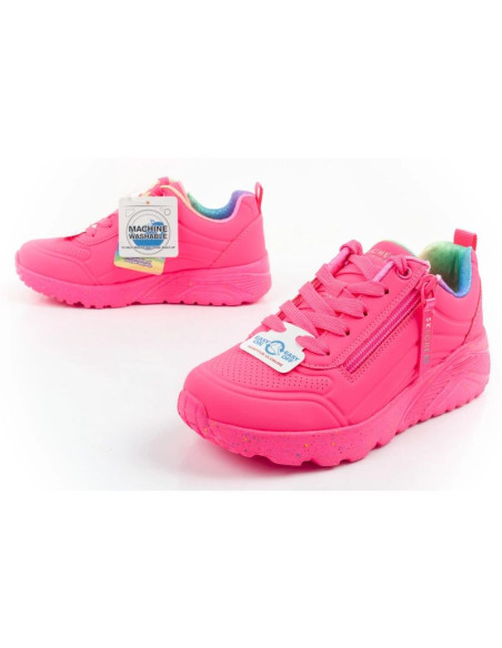Skechers buty sneakersy sportowe dziecięce uno lite różowe wygodne