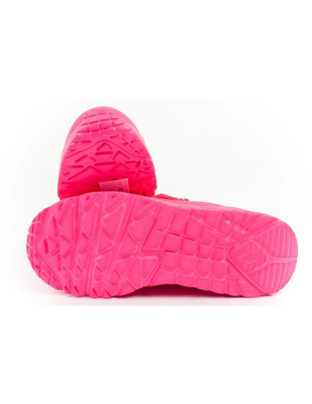 Skechers buty sneakersy sportowe dziecięce uno lite różowe wygodne
