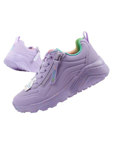 Skechers buty sneakersy sportowe dziecięce uno lite fioletowe wygodne