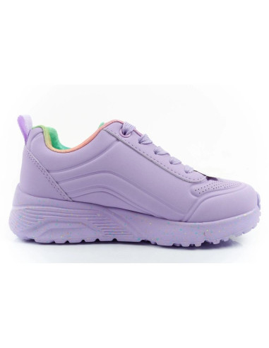 Skechers buty sneakersy sportowe dziecięce uno lite fioletowe wygodne