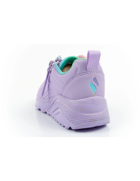 Skechers buty sneakersy sportowe dziecięce uno lite fioletowe wygodne