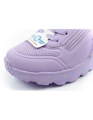 Skechers buty sneakersy sportowe dziecięce uno lite fioletowe wygodne