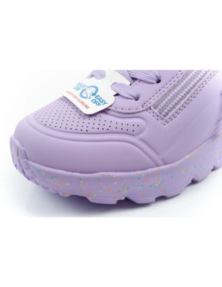 Skechers buty sneakersy sportowe dziecięce uno lite fioletowe wygodne
