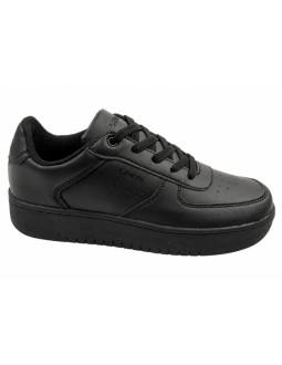 Levi's buty dziecięce sportowe evelyn czarne młodzieżowe sneakersy