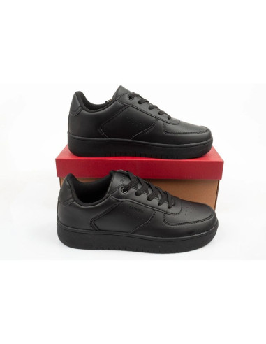 Levi's buty dziecięce sportowe evelyn czarne młodzieżowe sneakersy