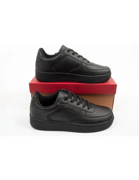 Levi's buty dziecięce sportowe evelyn czarne młodzieżowe sneakersy