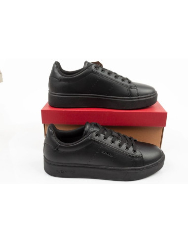 Levi's buty dziecięce sportowe evelyn czarne młodzieżowe sneakersy