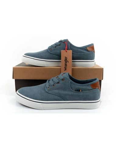 Wrangler buty męskie sportowe calypso derby trampki niebieskie wygodne