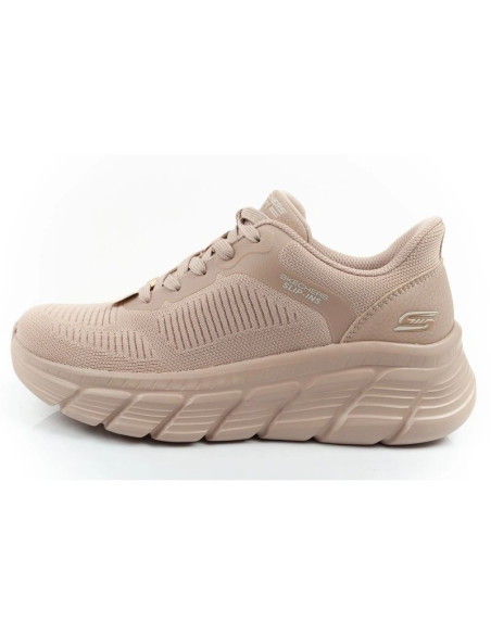 Skechers buty damskie sportowe bobs b flex slip-ins beżowe wygodne