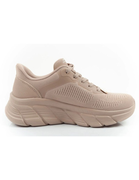 Skechers buty damskie sportowe bobs b flex slip-ins beżowe wygodne