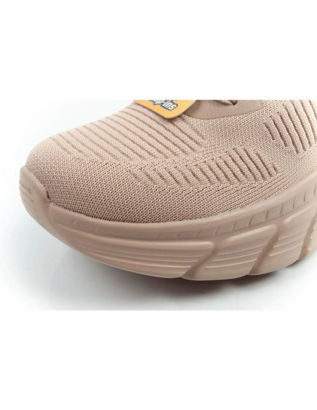 Skechers buty damskie sportowe bobs b flex slip-ins beżowe wygodne