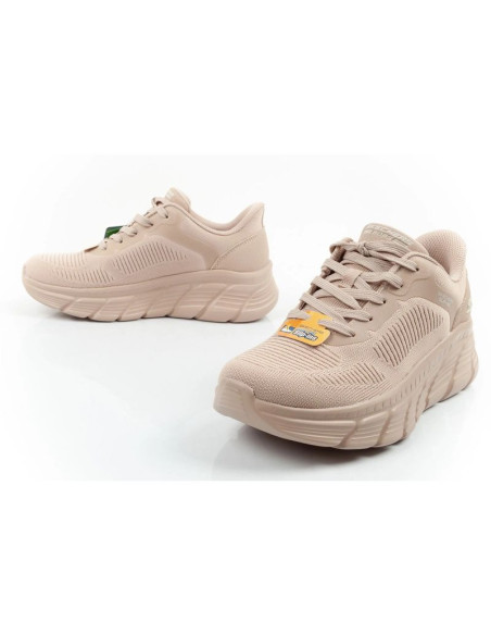 Skechers buty damskie sportowe bobs b flex slip-ins beżowe wygodne