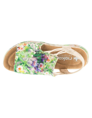 Rieker sandals 64841-90 wielokolorowe 36